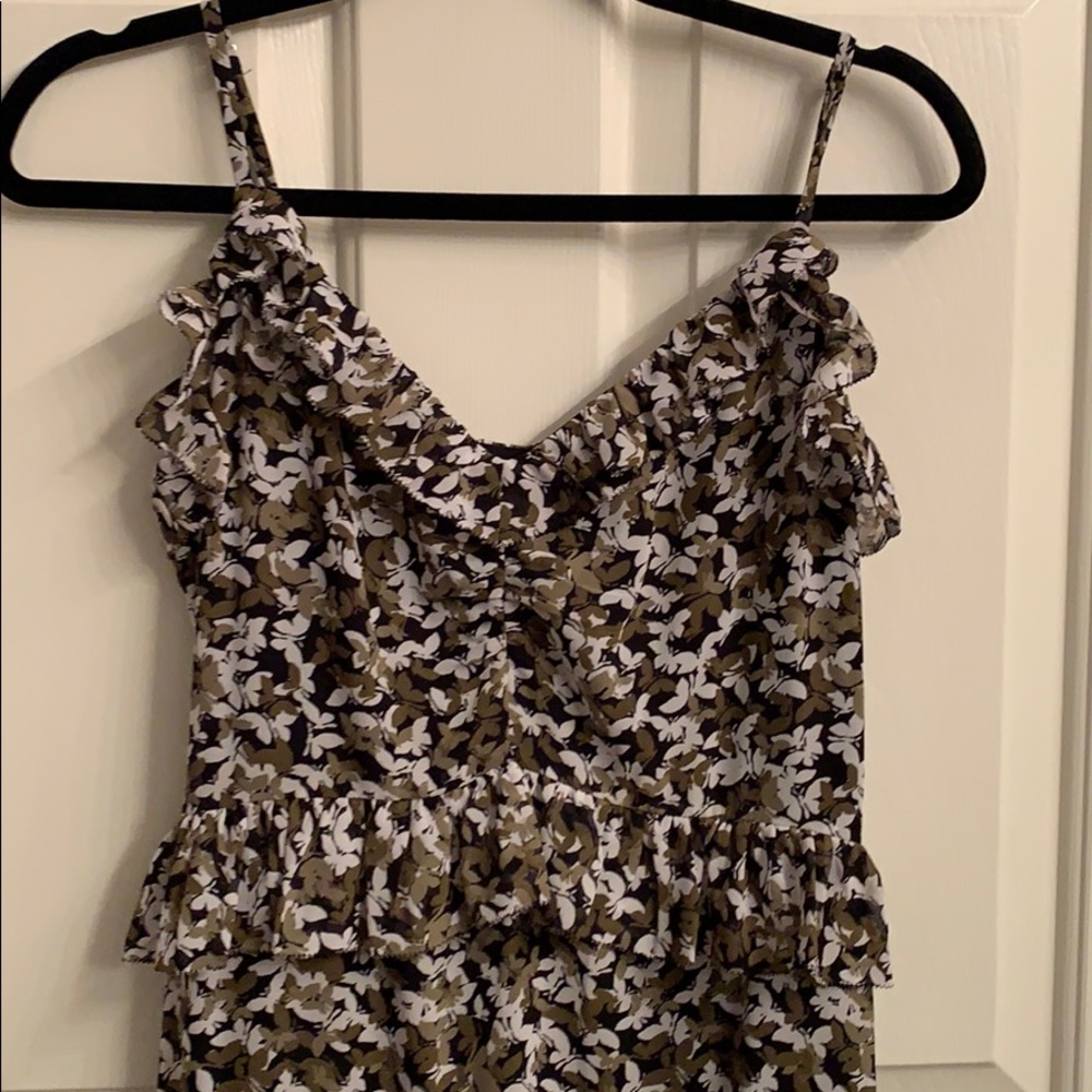 ☀️Michael Kors layered ruffled maxi dress☀️